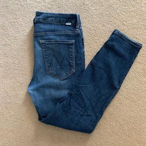 MOTHER High Waisted Looker Crop